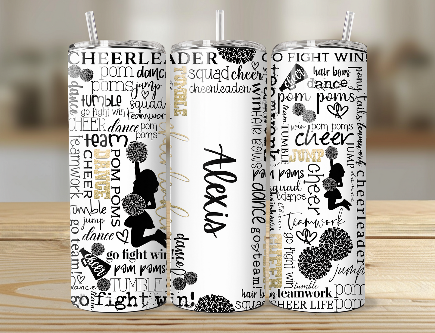 Personalized Cheer Tumbler