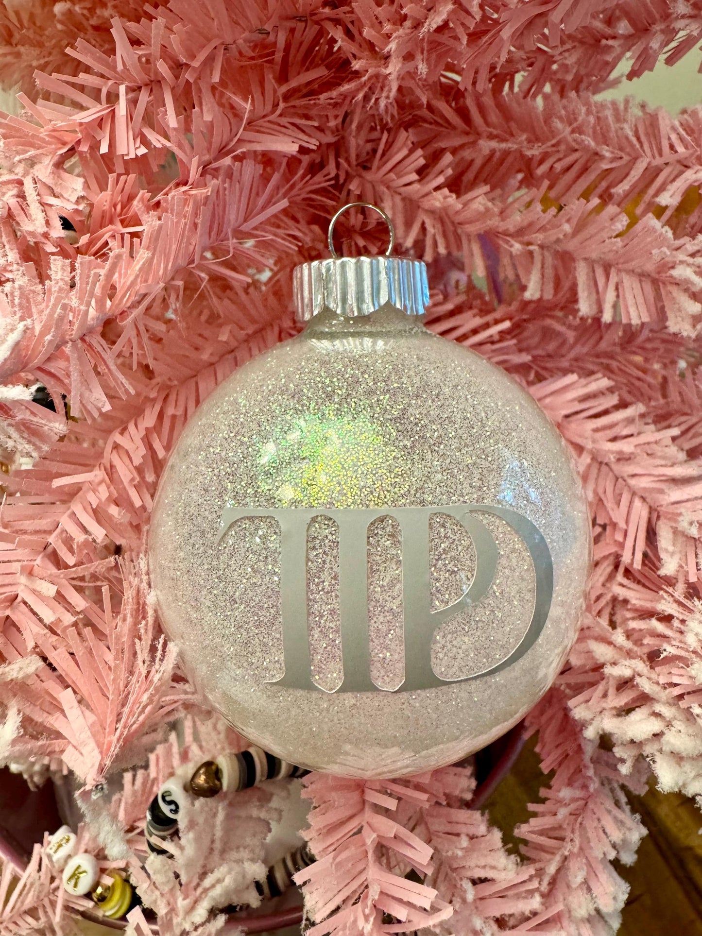 The Tortured Poets Department Era Ornaments | Christmas Ornaments | Glitter Ornaments | Album Ornaments | Eras Ornaments | Taylor Ornaments