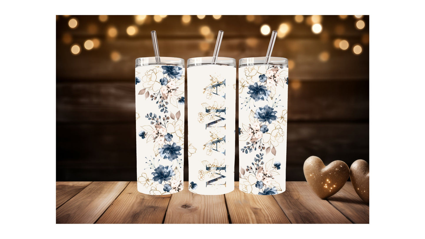 Mama Floral Tumbler