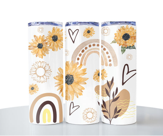 Boho Sunflower Tumbler